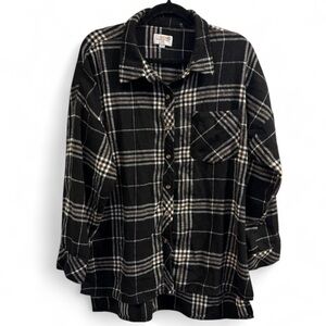 XL Fall Plaid Layering Granola Shirt